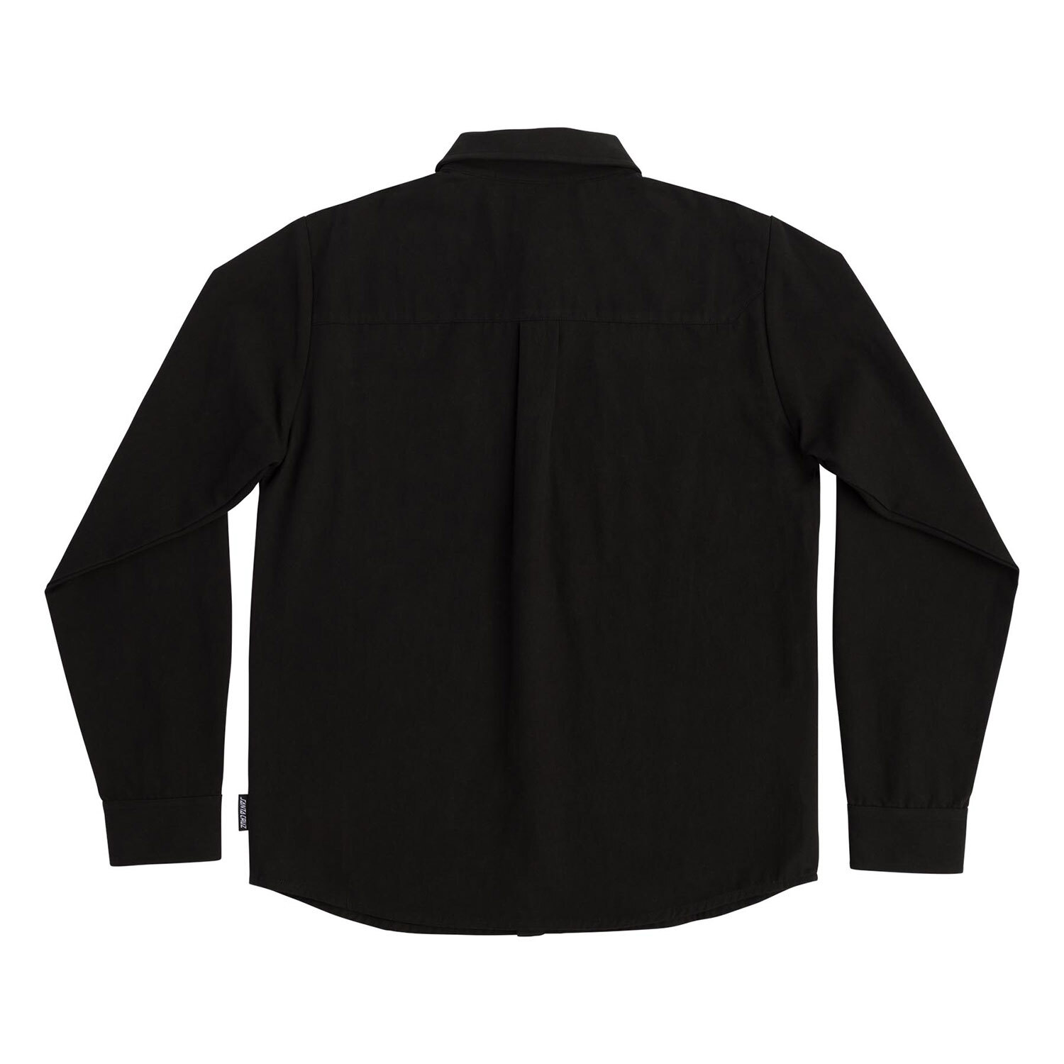 Santa Cruz Skateboard Longsleeve Button Up Shirt Screaming Hand Utility Black gallery