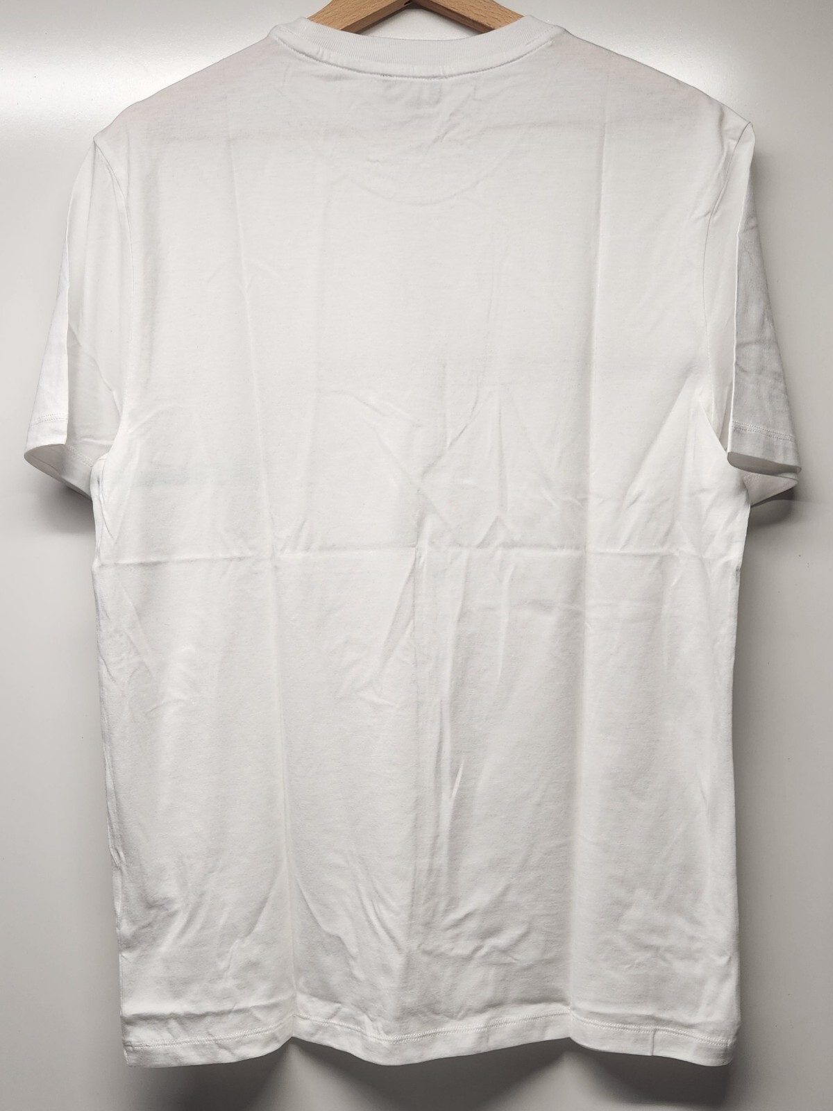 Express Pima Cotton T-Shirt Short Sleeve White Graphic Men's Medium gallery