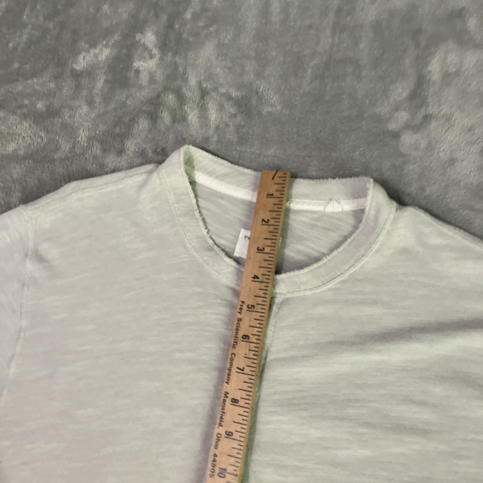 RAG & BONE Henley Shirt Mens Sz XL Tan Made in Peru Heather Beige Button Casual gallery