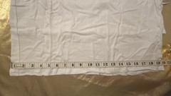 NEW No Packaging Hanes 3 Pack Sweat Block Tee Shirts V-Neck White Size M 38- 40″