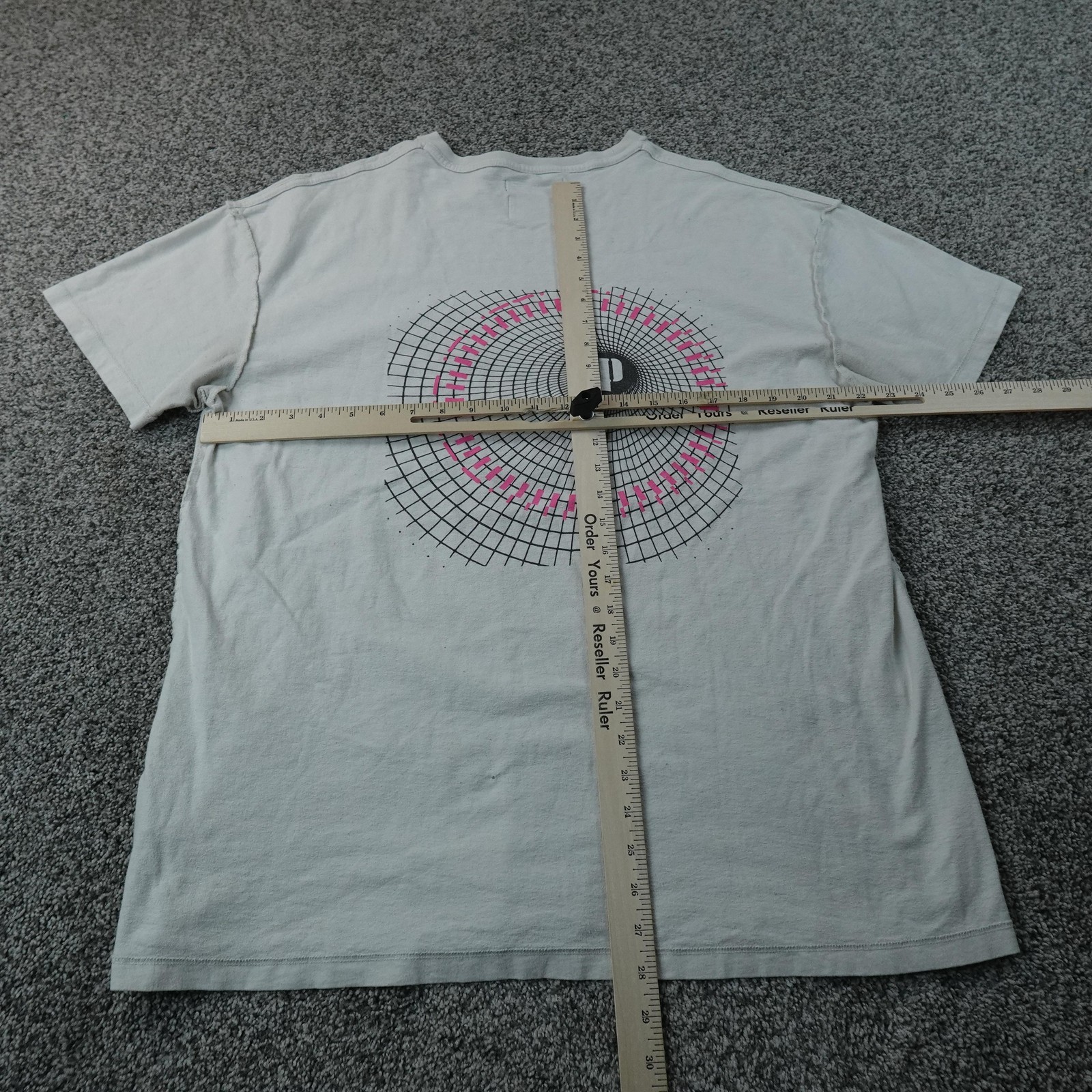 Purple Brand Shirt Mens XL Gray White Short Sleeve Graphic Logo Tee T-Shirt Top gallery