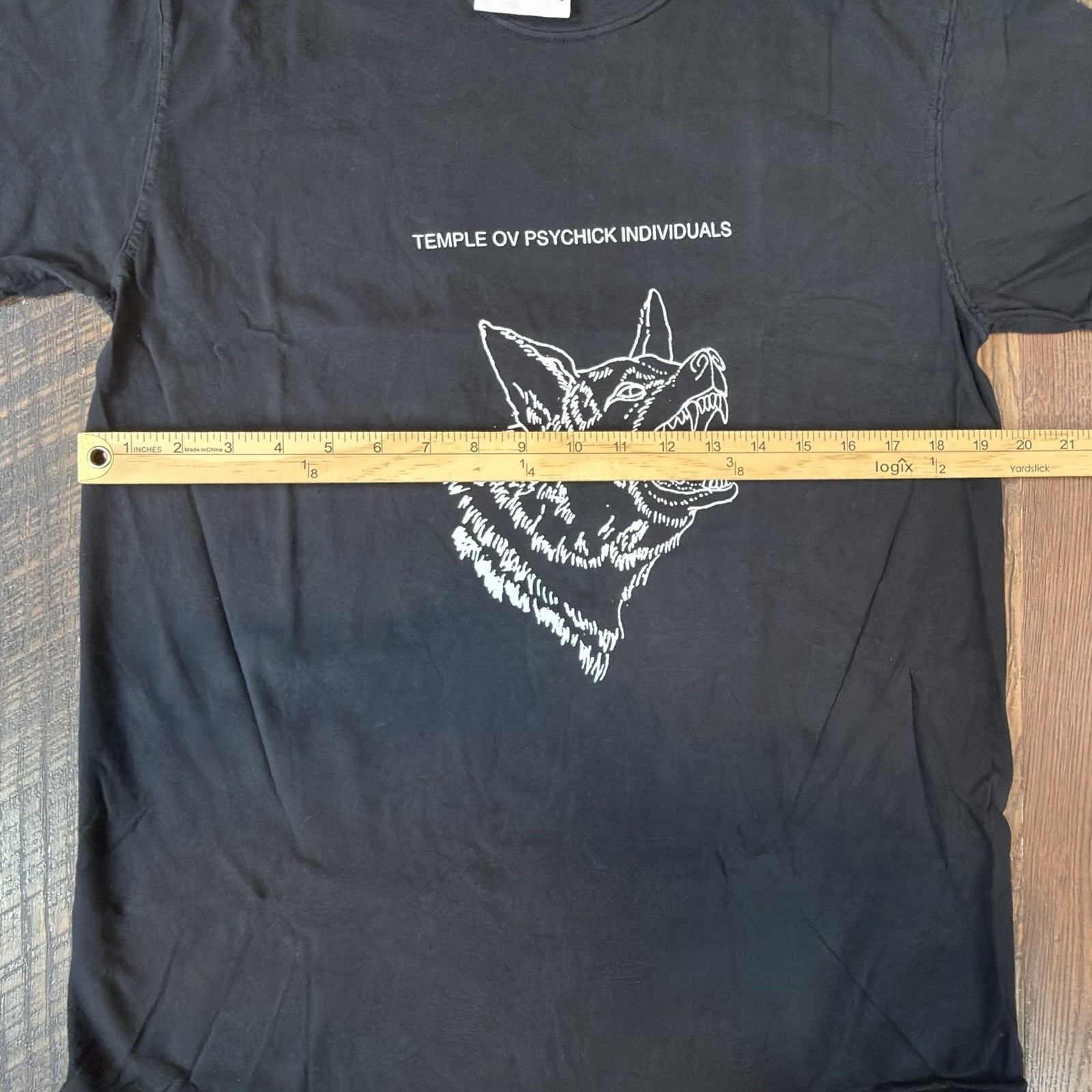 Genesis P-Orridge "Temple Ov Psychick Individual" Black Shirt Size M gallery