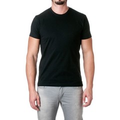 Next Level Men’s NL3600 Premium Fitted Short-Sleeve Crew, Black, XL
