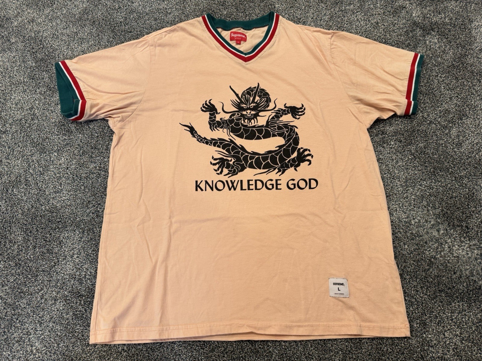 Supreme Knowledge God Dragon T-Shirt Size Large gallery