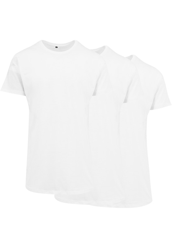 Build Your Brand Shaped Long Tee 3-Pack Men's T-Shirt Extra Long Cut gallery