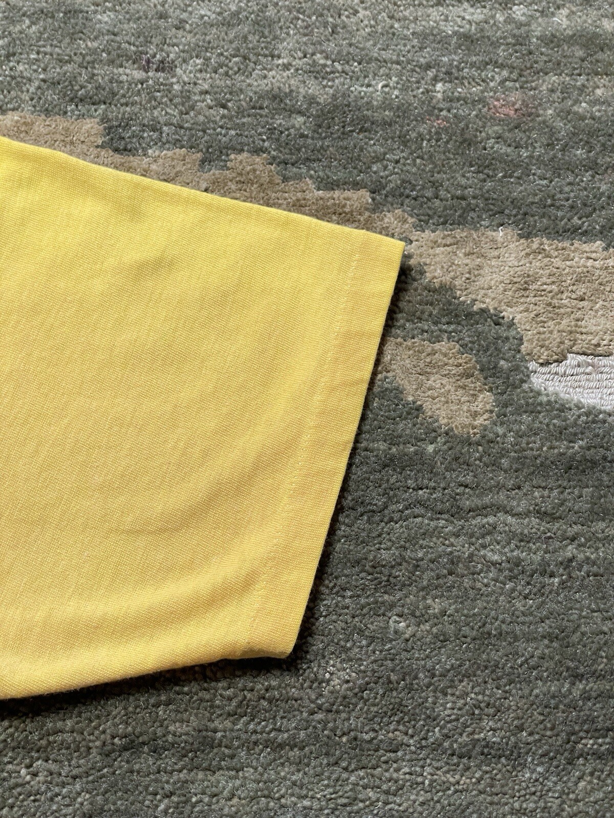 Vintage ASICS Tiger Shirt 70s 80s Yellow Distressed Thin Medium Onitsuka gallery
