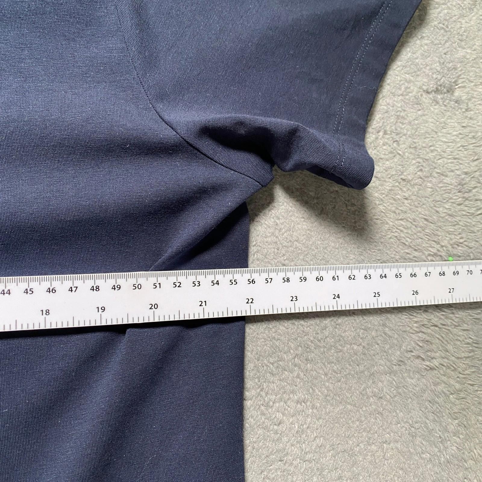 BLÄCK T-Shirt Men's Large Blue 95% Cotton Elastane Blend Casual Basic Roundneck gallery
