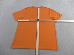 Cotopaxi Shirt Mens Medium Orange Graphic Organic Print Blend Soft Crewneck Tee