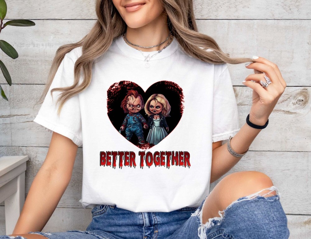 Chucky And Tiffany Valentine’s Day T-shirt, Anti Valentine Day tshirt