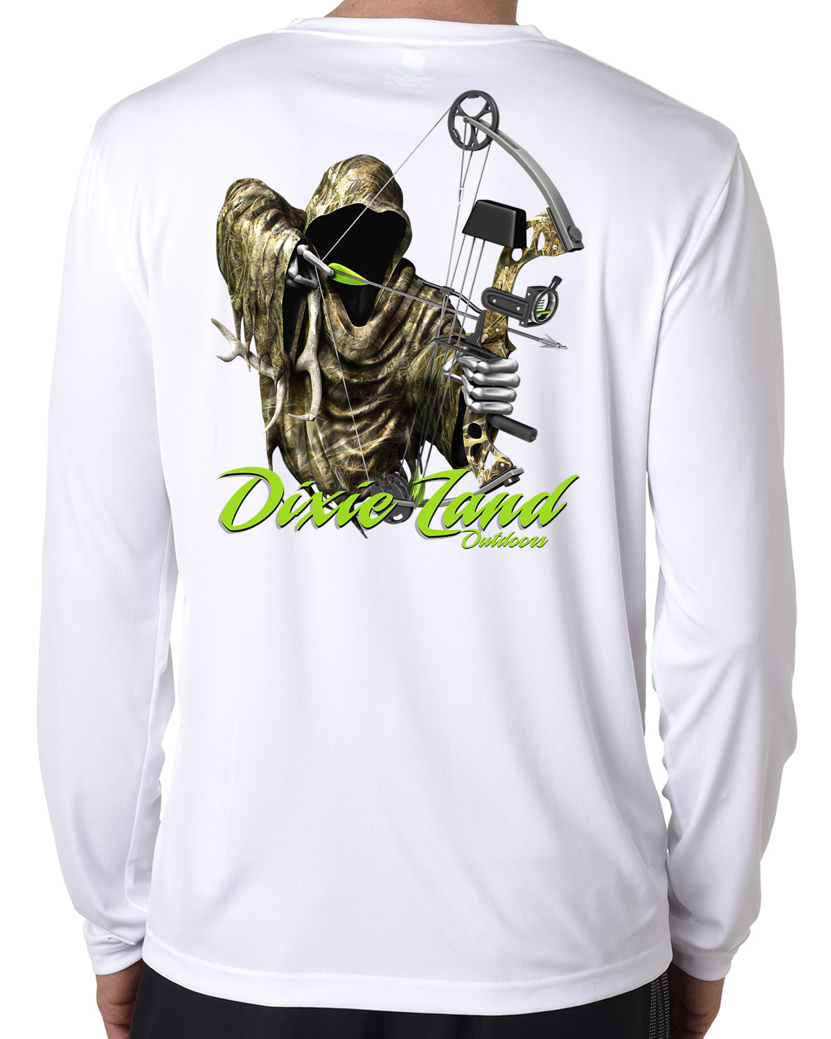 Hunting t shirt Dixie Land Outdoors Bow hunter bow long sleeve microfiber