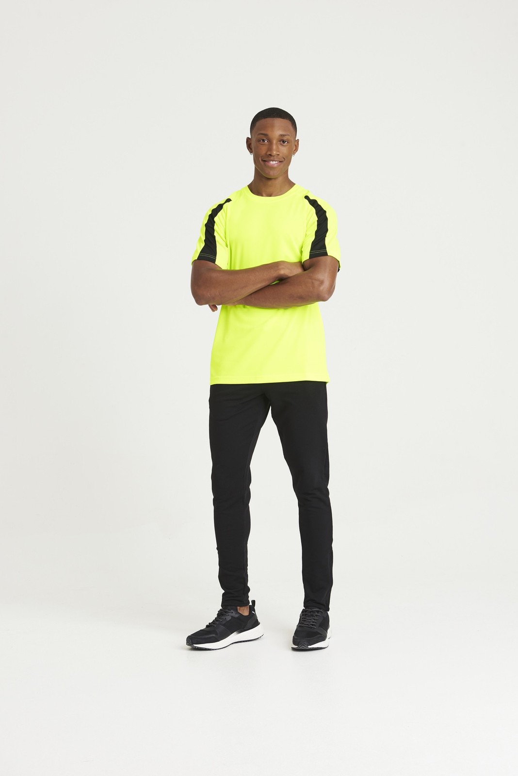 AWDis Just Cool Contrast Cool T-Shirt - Men Team Sports/Football Polyester Tee gallery