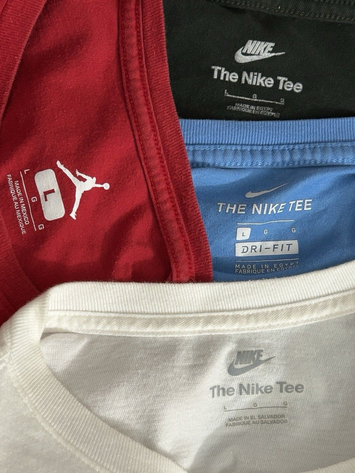 Nike Jordan Mens T Shirt Lot 4 Pack Michael Jordan 23 Fear Of Heights Graphic L gallery