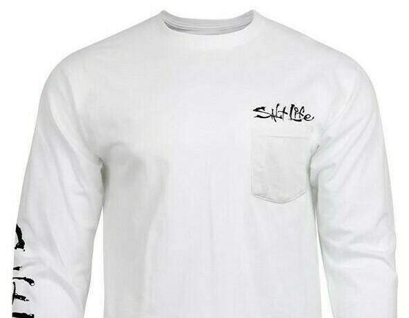 Mens Salt Life Fishermans Glory Graphic Pocket L/S T-Shirt - 2XL/XL/Large - NWT gallery