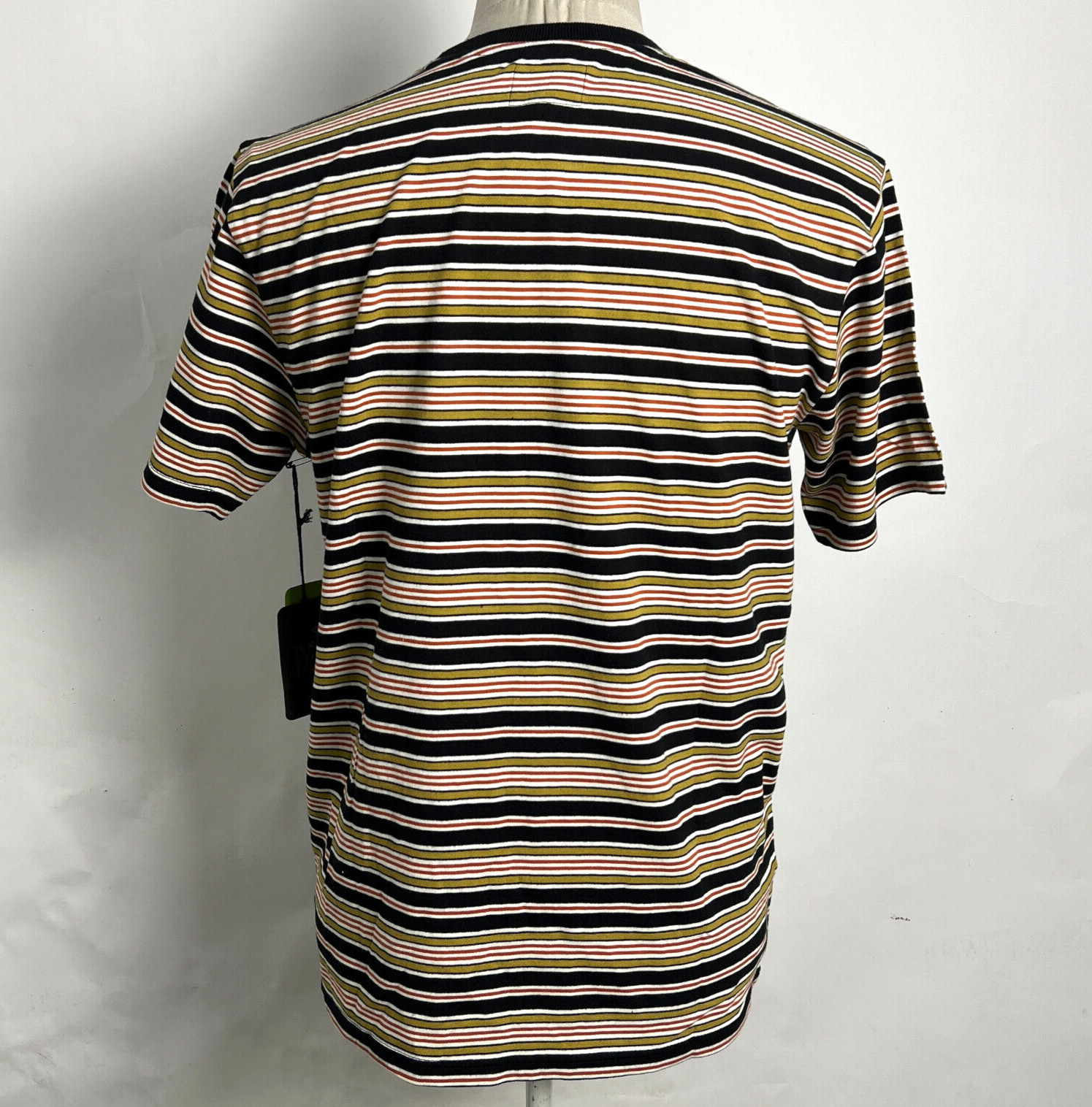 Dark Seas Knit Pocket T-Shirt Bagby Black/Tobacco/Burnt Orange/White Size M NWT gallery