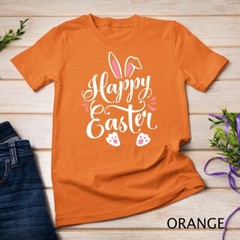 Happy Easter Bunny Rabbit Face Funny Easter Day Women Girls Unisex T-shirt