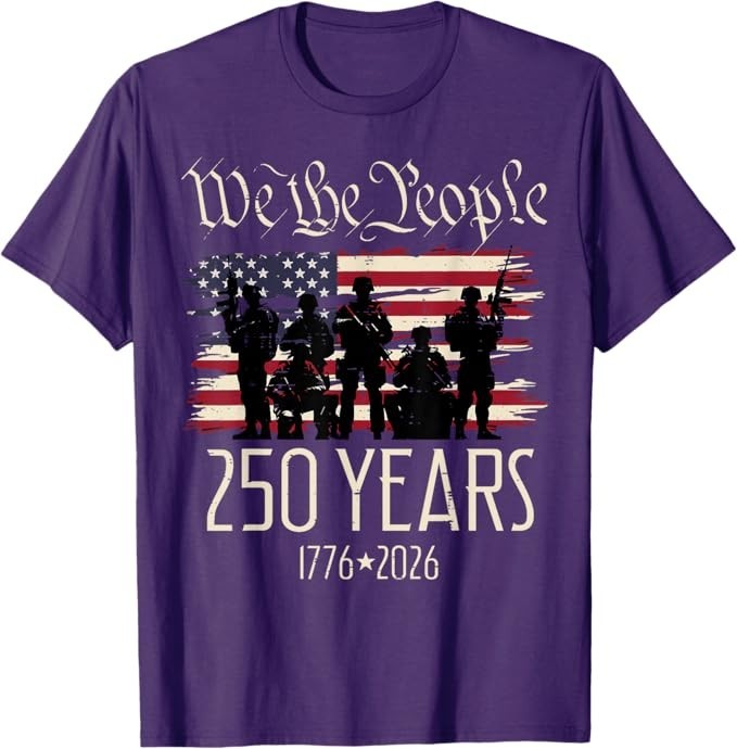 250 Years US Flag 250th Anniversary American Birthday USA T-Shirt gallery