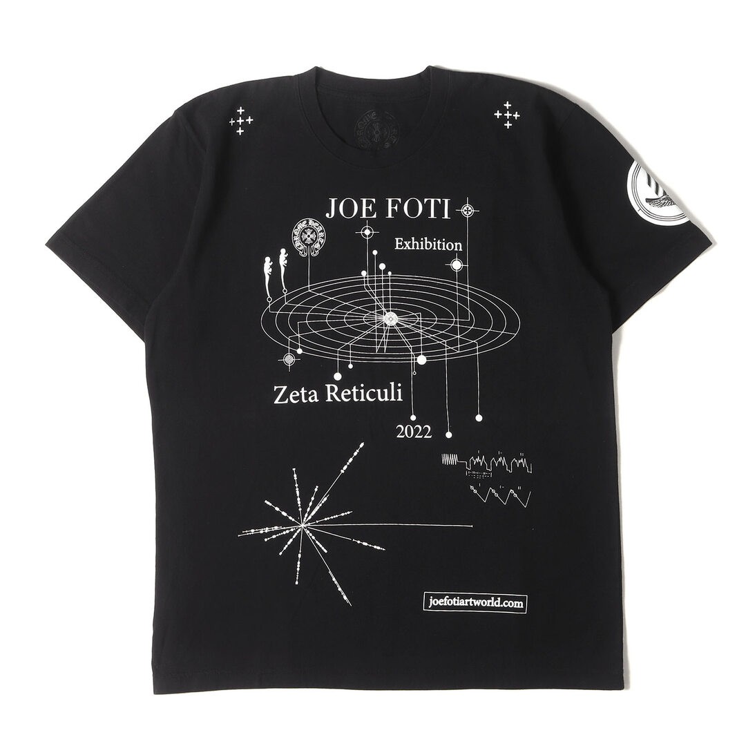CHROME HEARTS T-shirt Black Sz: L | 22SS JOE FOTI EXHIBITION 2022 Used BEEG-0 gallery