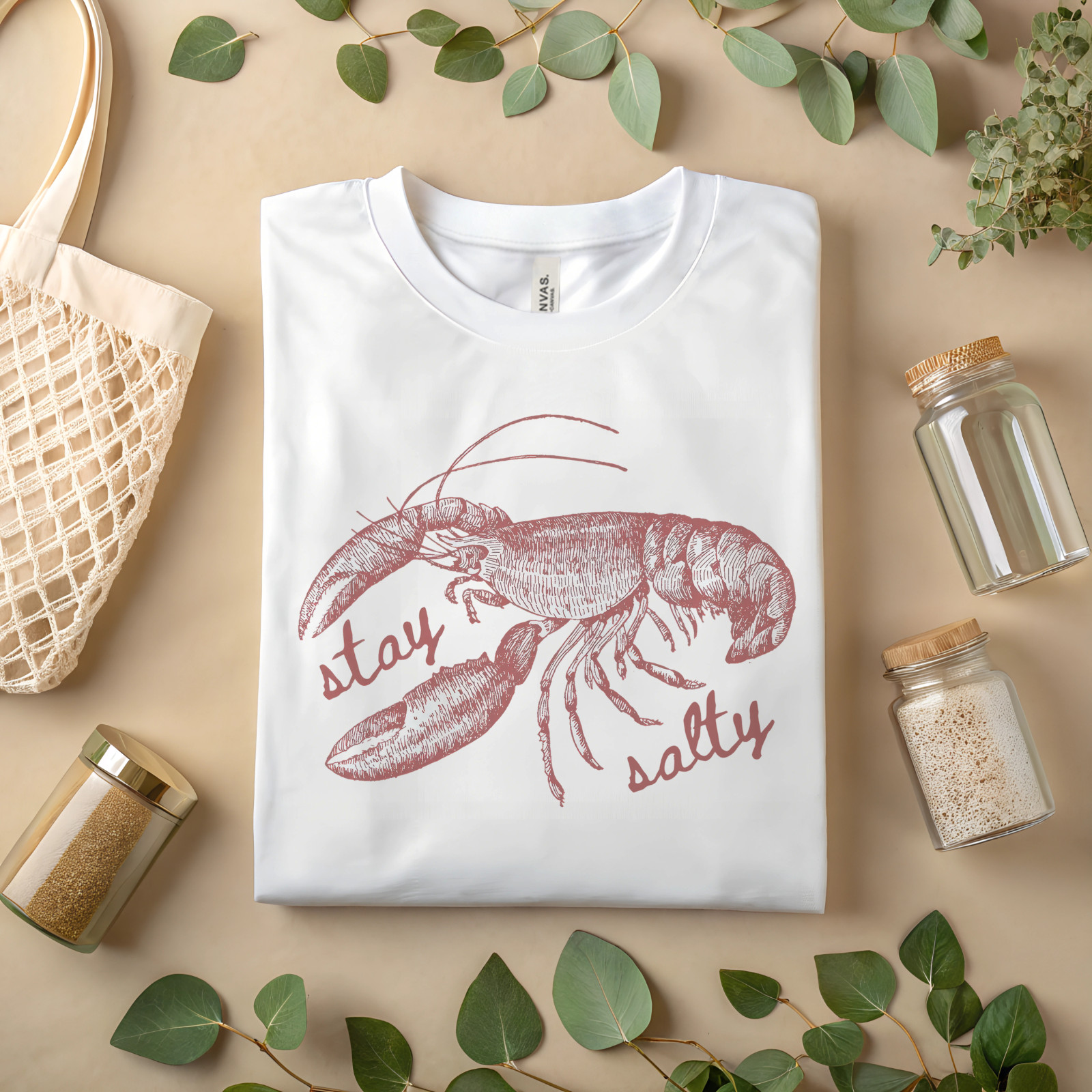 Stay Salty Lobster Shirt Nautical Beach Graphic Tee Ocean Lover Coastal Gift A79 gallery