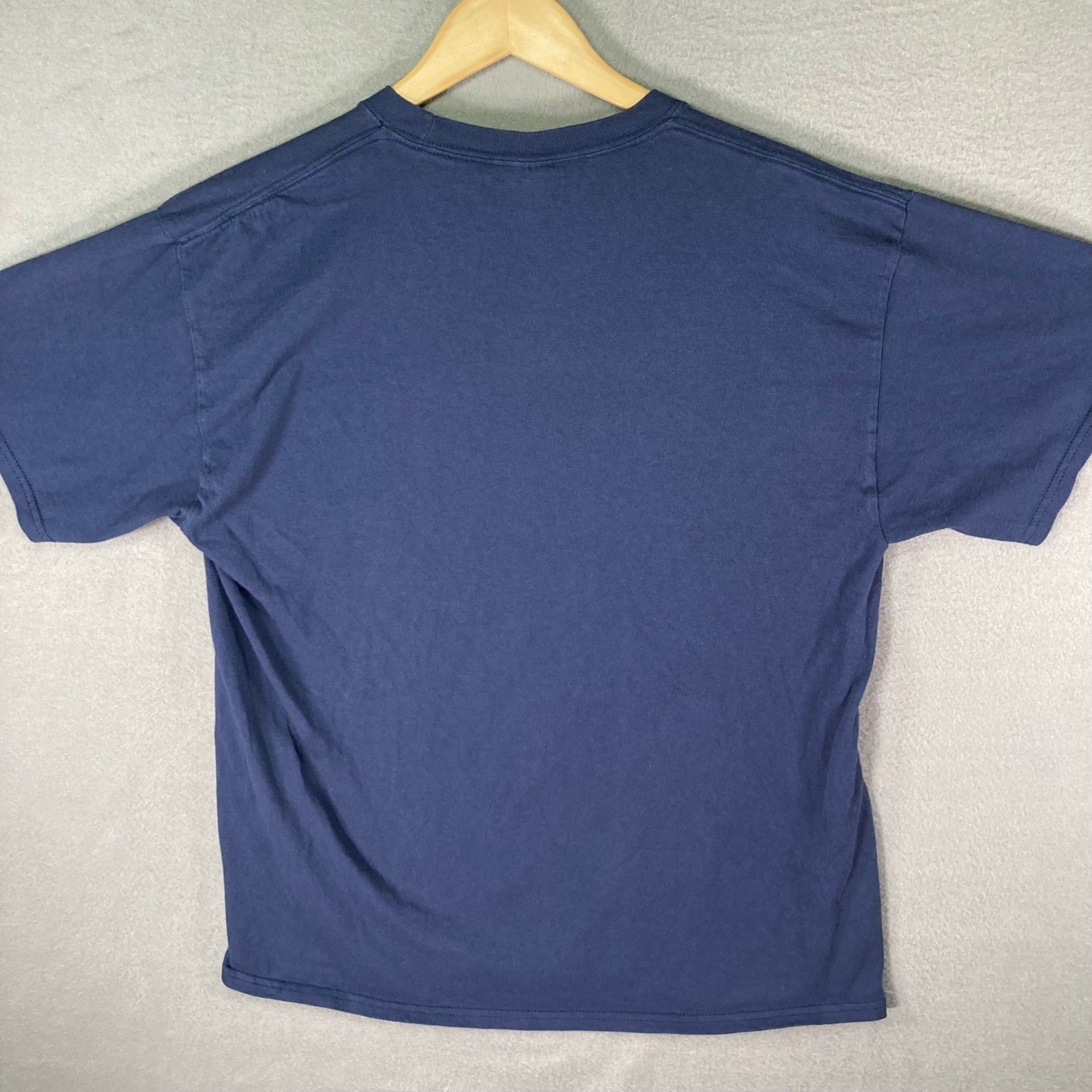 Port & Company Mens Large Graphic T Shirt $4 Soft Cloth Car Wash Logo Blue gallery