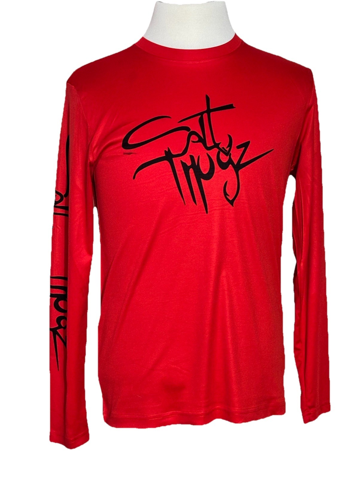Sport Tek Fishing Mens Medium Performance Shirt Salt Thugz Lake Ocean Bass Rash gallery