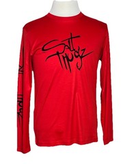 Sport Tek Fishing Mens Medium Performance Shirt Salt Thugz Lake Ocean Bass Rash