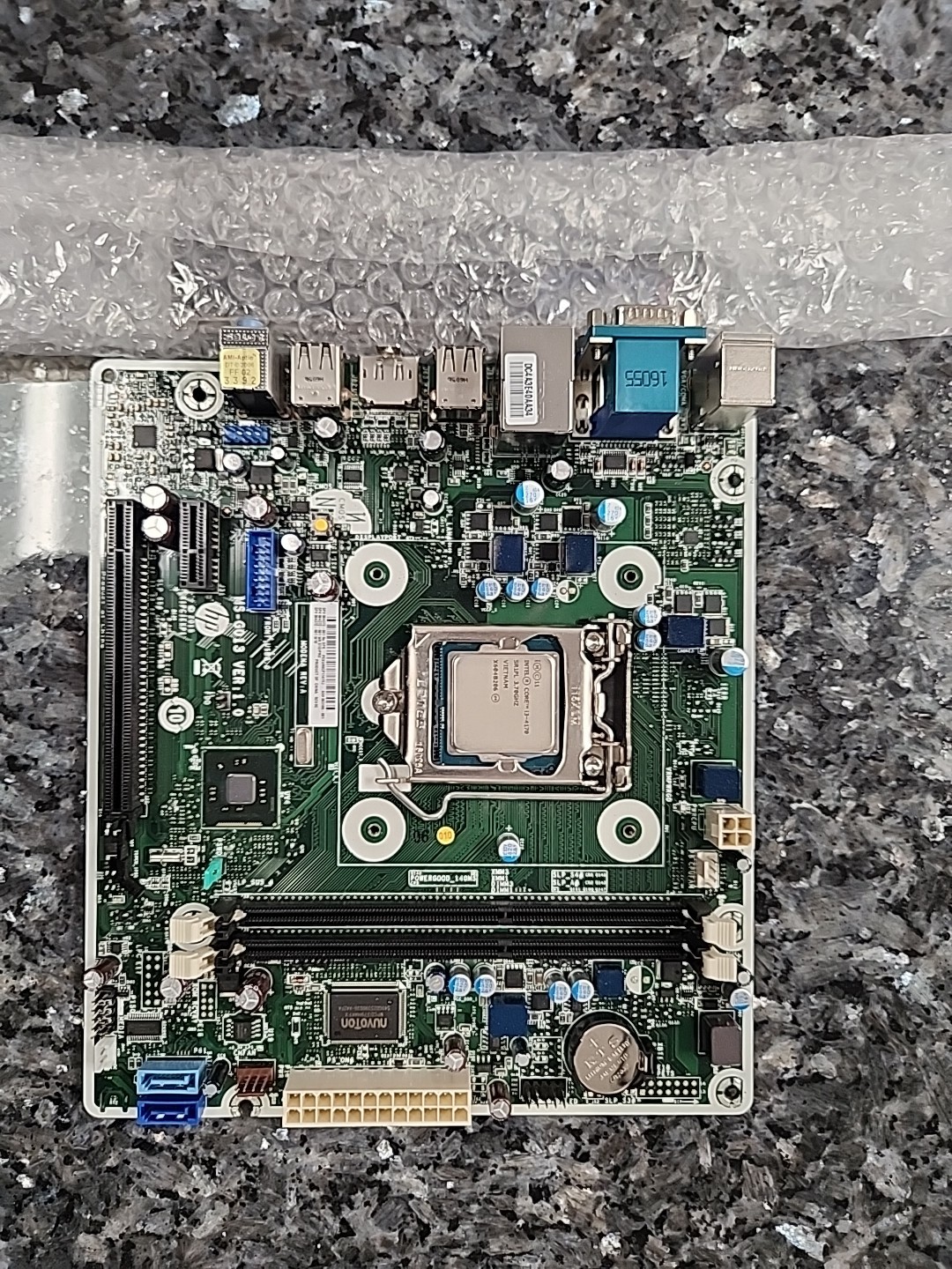 HP 804372-001 804382-601 W8 Motherboard  MS-G013 with i3 CPU