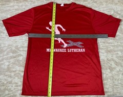 *****MILWAUKEE LUTHERAN TRACK AND FIELD MOISTURE WICKING T-SHIRT MENS LARGE*****
