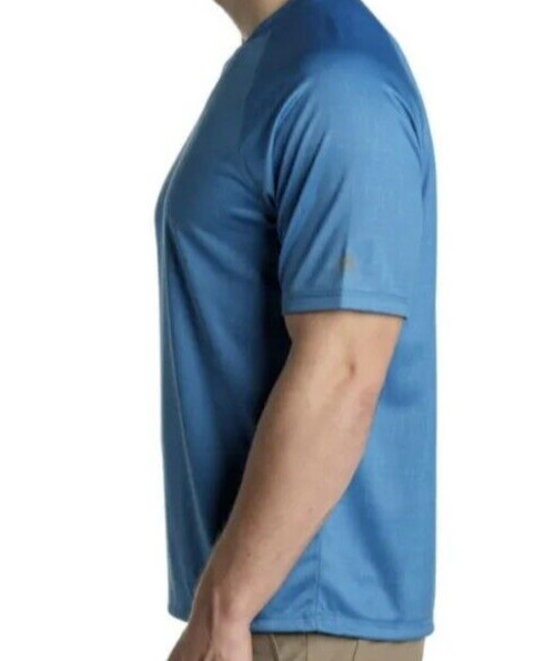 ZEROXPOSUR Men's UPF 50+ Beach Blue Adult Men's XL T-Shirt NWT MSRP $48 gallery