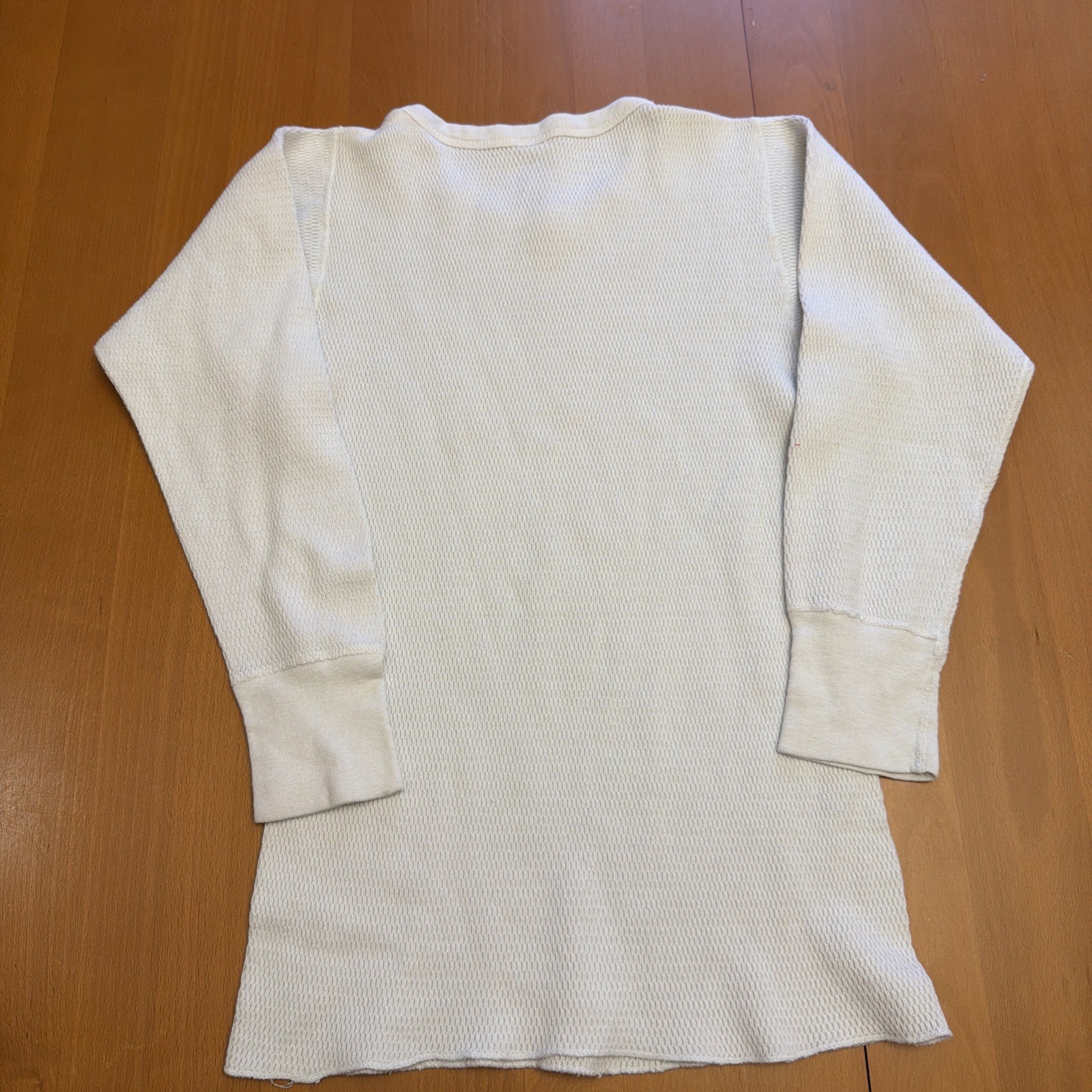Vintage 70s JC Penny Waffle Knit Thermal Shirt M100% Combed Cotton Grunge * gallery