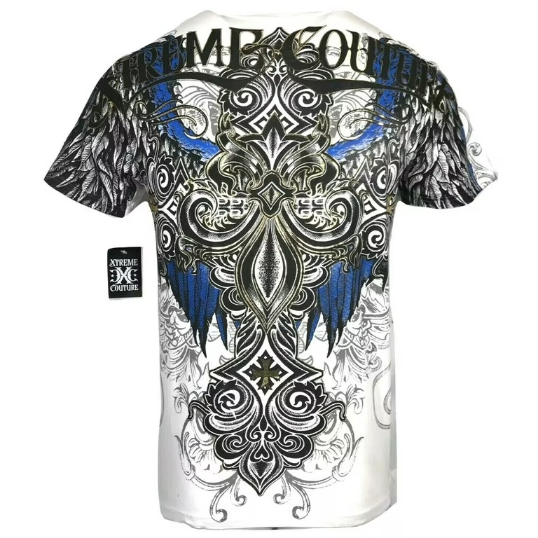 XTREME COUTURE by AFFLICTION White ENSIGN Short Sleeve Slim Fit Mens T-shirt NWT gallery