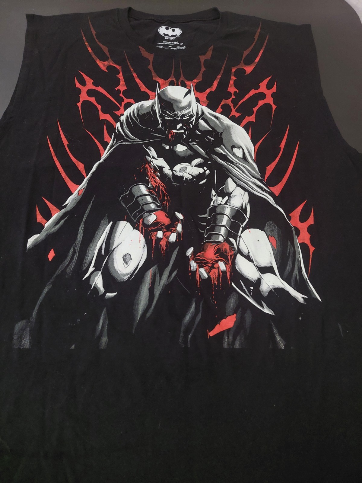 DC Comics Batman Blood Metal Muscle Tank Top 2XL gallery