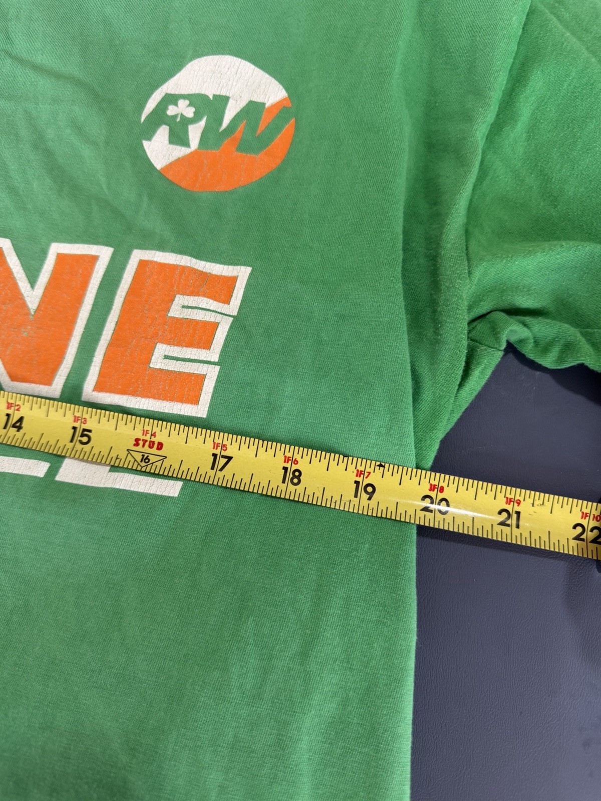 Vintage 1999 Slane Castle Concert T-Shirt Green Irish Double Sided Size L gallery