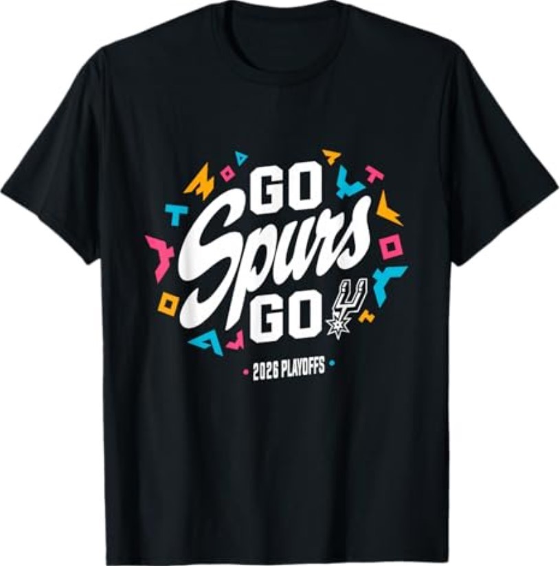 Go Spurs Go Basketball Season Game Day Basketball Fan T-Shirt gallery