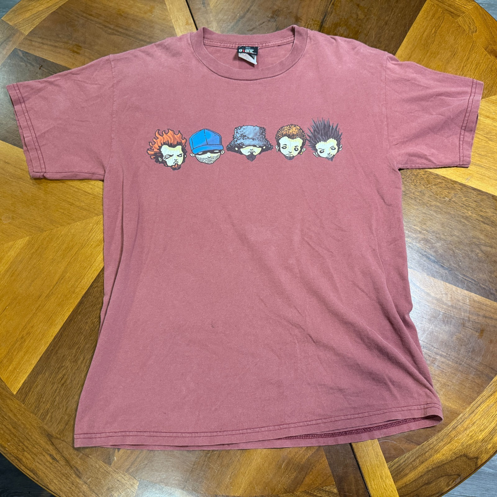 Vintage Limp Bizkit heads School Bus Mens L T-Shirt Band Nu Metal 90s 00s gallery