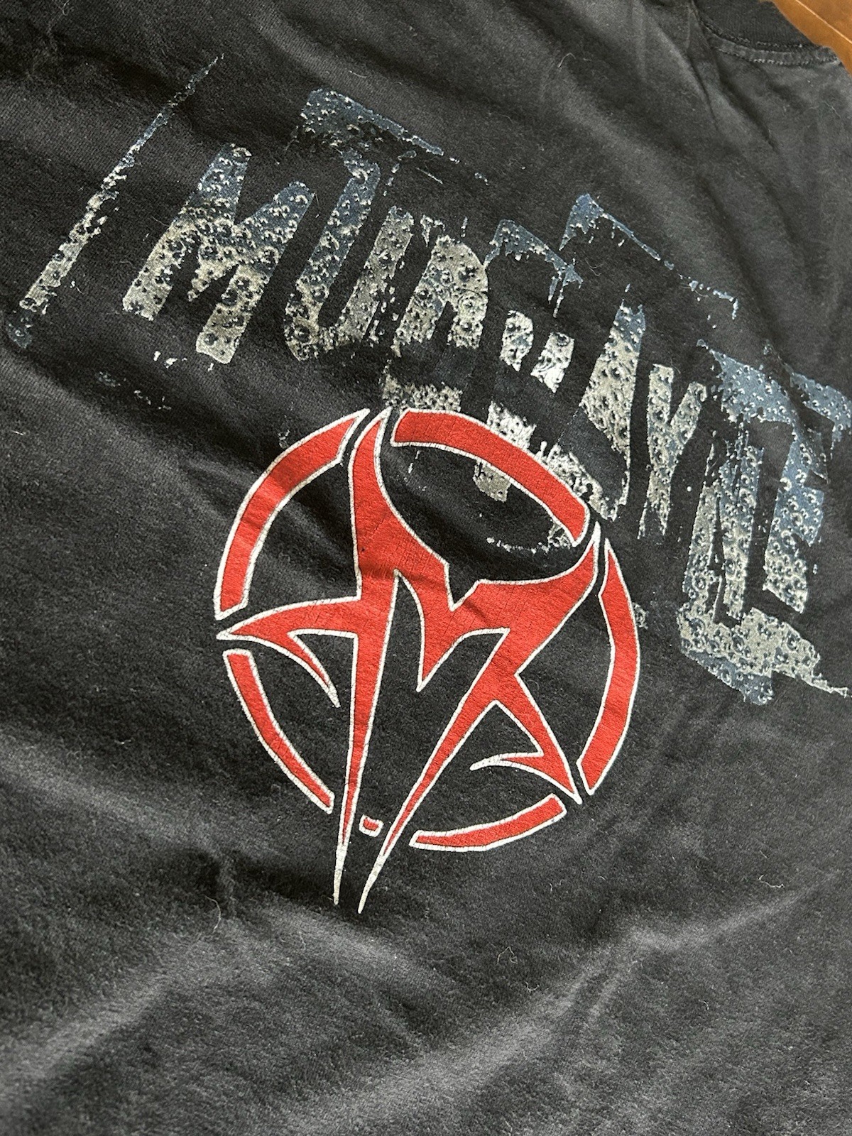 Mudvayne band vintage 2001 Group Photo T-shirt XL M&O Knits Slipknot gallery