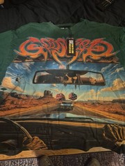 GodSpeed Rearview Mirror Green E Pluribus Unum T-Shirt XL BRAND NEW Bag/tags