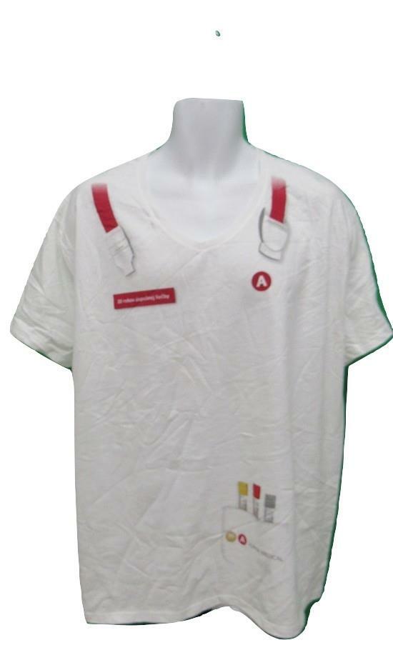 New Alpha Medical 20 rokov uspesnej liecby Adult Mens Size 2XL White Shirt