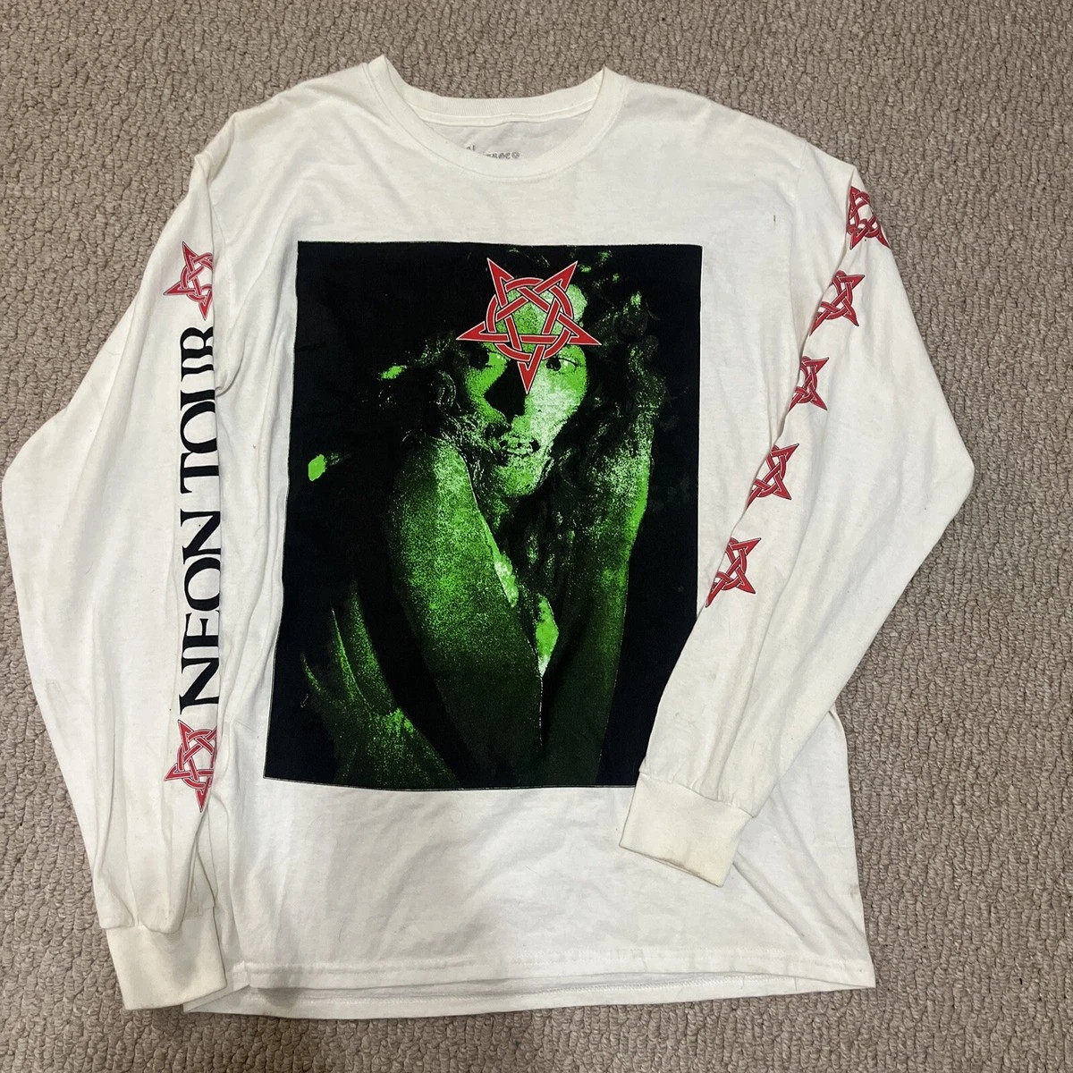 Playboi Carti Glow In The Dark Tour Long Sleeve T Shirt Full Size S-5XL