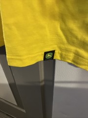 John Deere – Men’s Short Sleeve Logo Licensed Graphic Tee Yellow XL Cot/Poly NWT