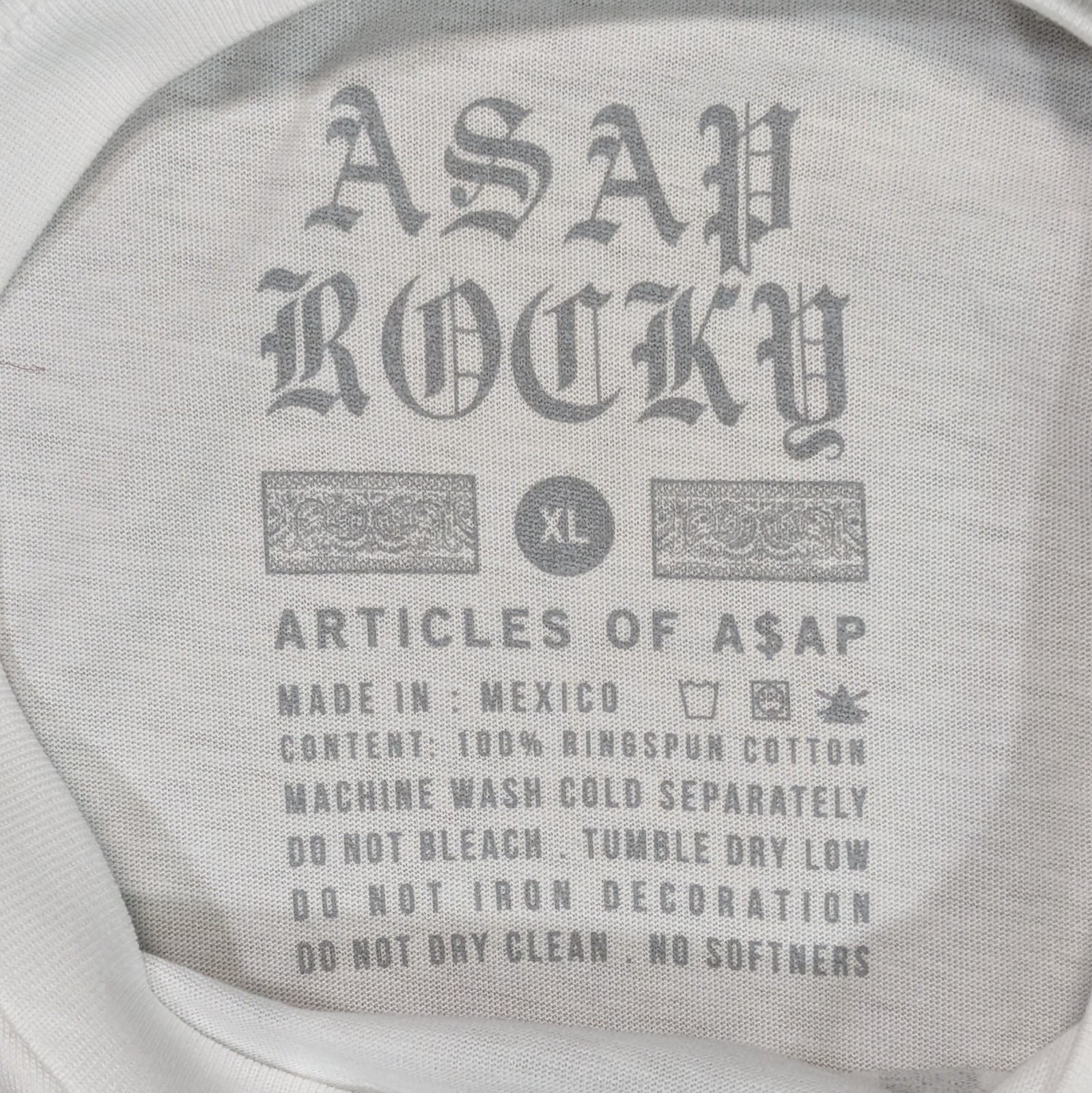 New A$AP Rocky Official Pussy Money Weed Size X Large Rap Tee 22x31 Rare gallery