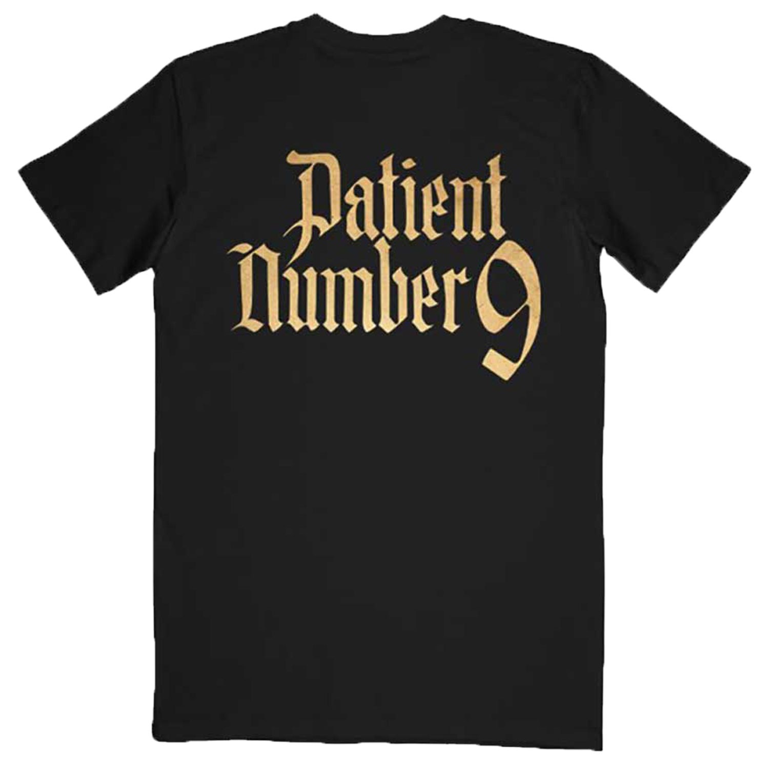 Men's Ozzy Osbourne Patient No. 9 Gold Logo T-shirt Large Black gallery