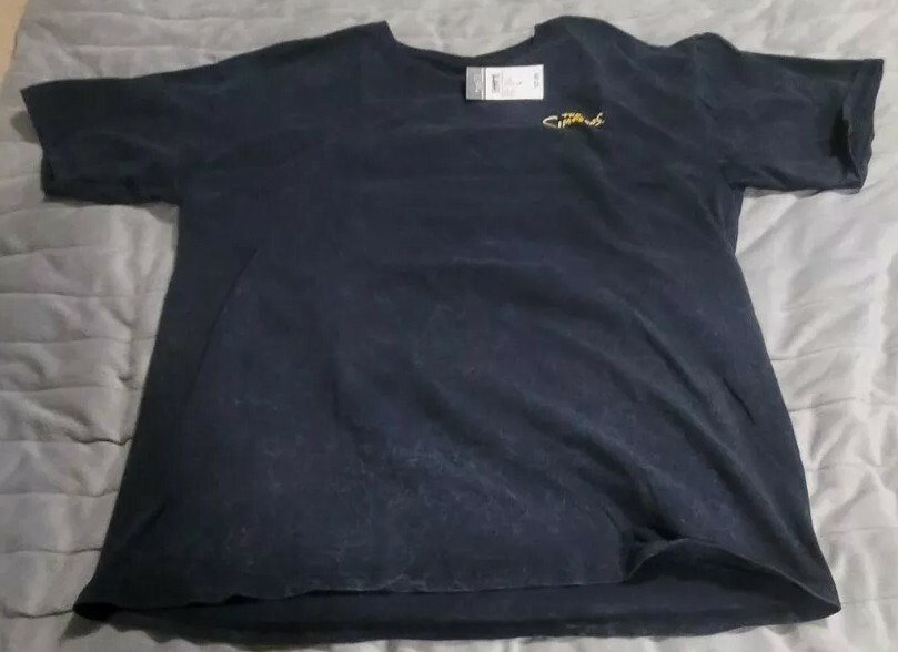 Men's The Simpsons Devilish Bart Simpson Size L Black T-Shirt 100% Cotton NWT gallery