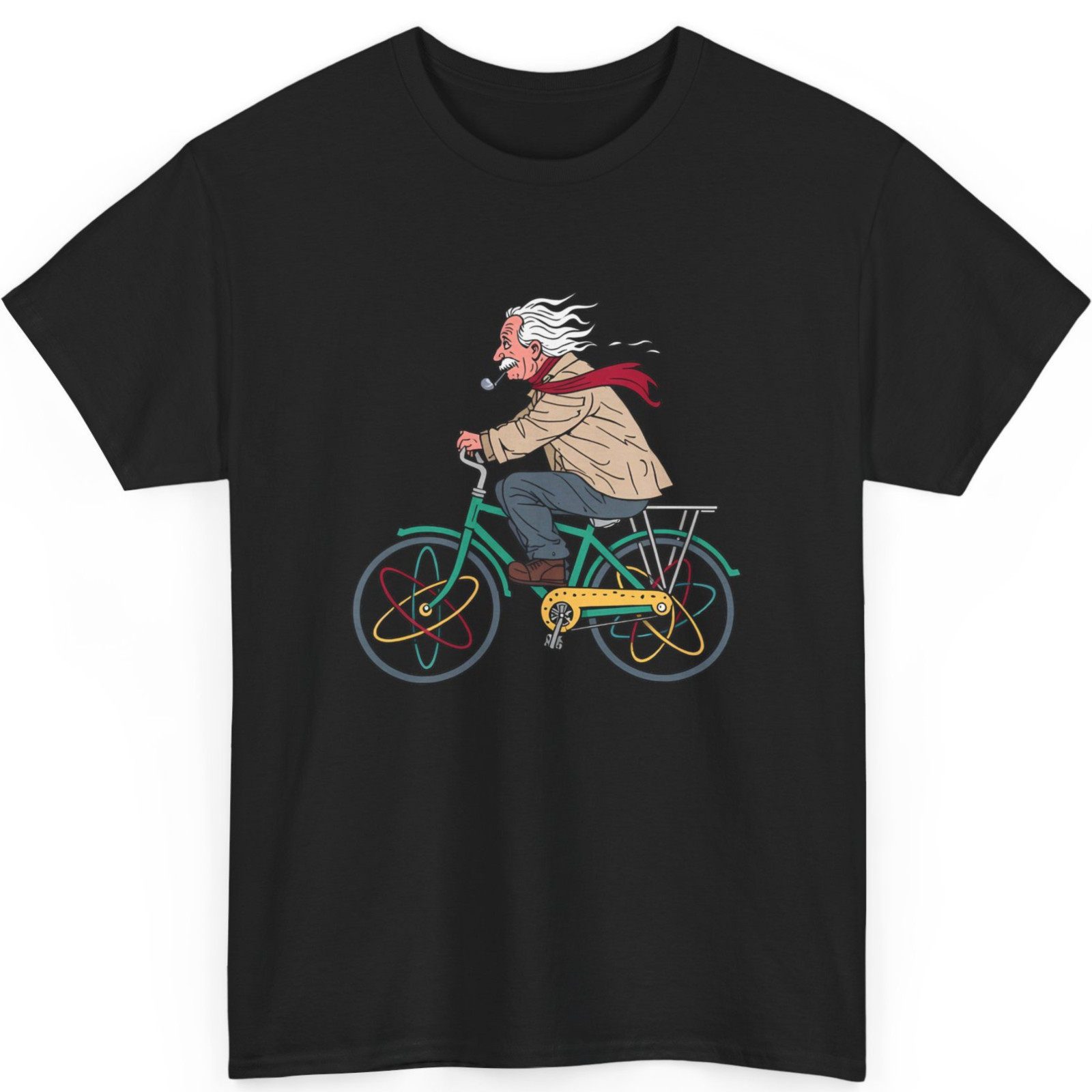 Atomic Bicycle Science Professor Men Kids Chemistry T-Shirt gallery