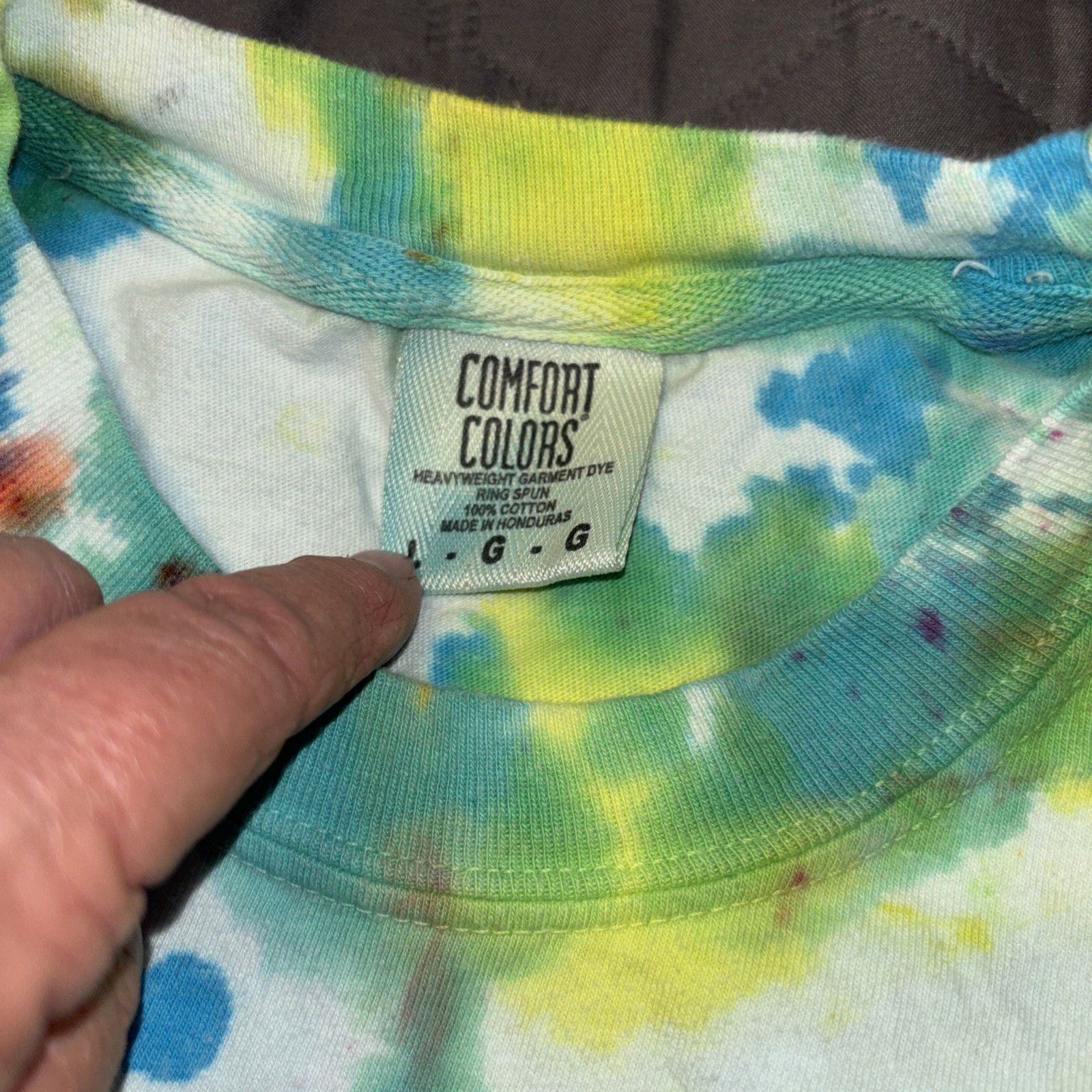Grateful Dead /Good Grief Charlie Brown Comfort Colors Shirt Large Tie Dyed gallery