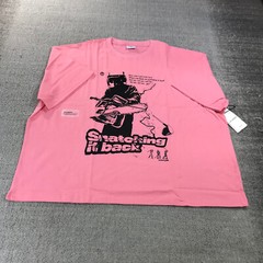 Students Golf Shirt Mens 2XL XXL Graphic Tennis Golf Snatching It Back Pink a45