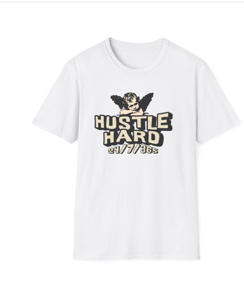 Unisex Softstyle T-Shirt Hustle Hard 24/7/365 gallery