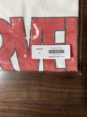 Kith x Marvel Comics Vintage Tee Men’s Size XL Graphic Logo Cotton White T-Shirt