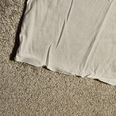 Vtg 90s Thrashed Cropped Blank V Mens XL Distressed T-Shirt White Rave Emo Punk