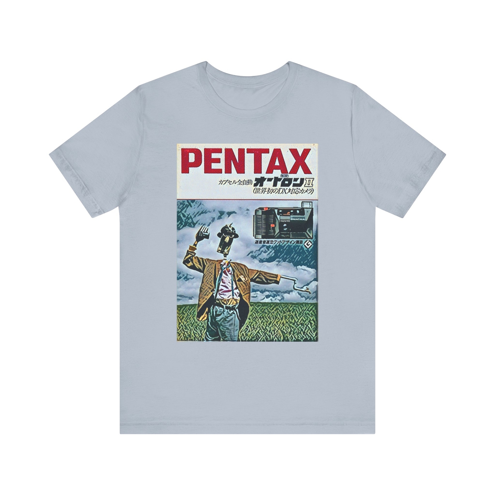 Pentax Retro Ad Art Graphic Print Crewneck Unisex Jersey Short Sleeve Tee Shirt gallery