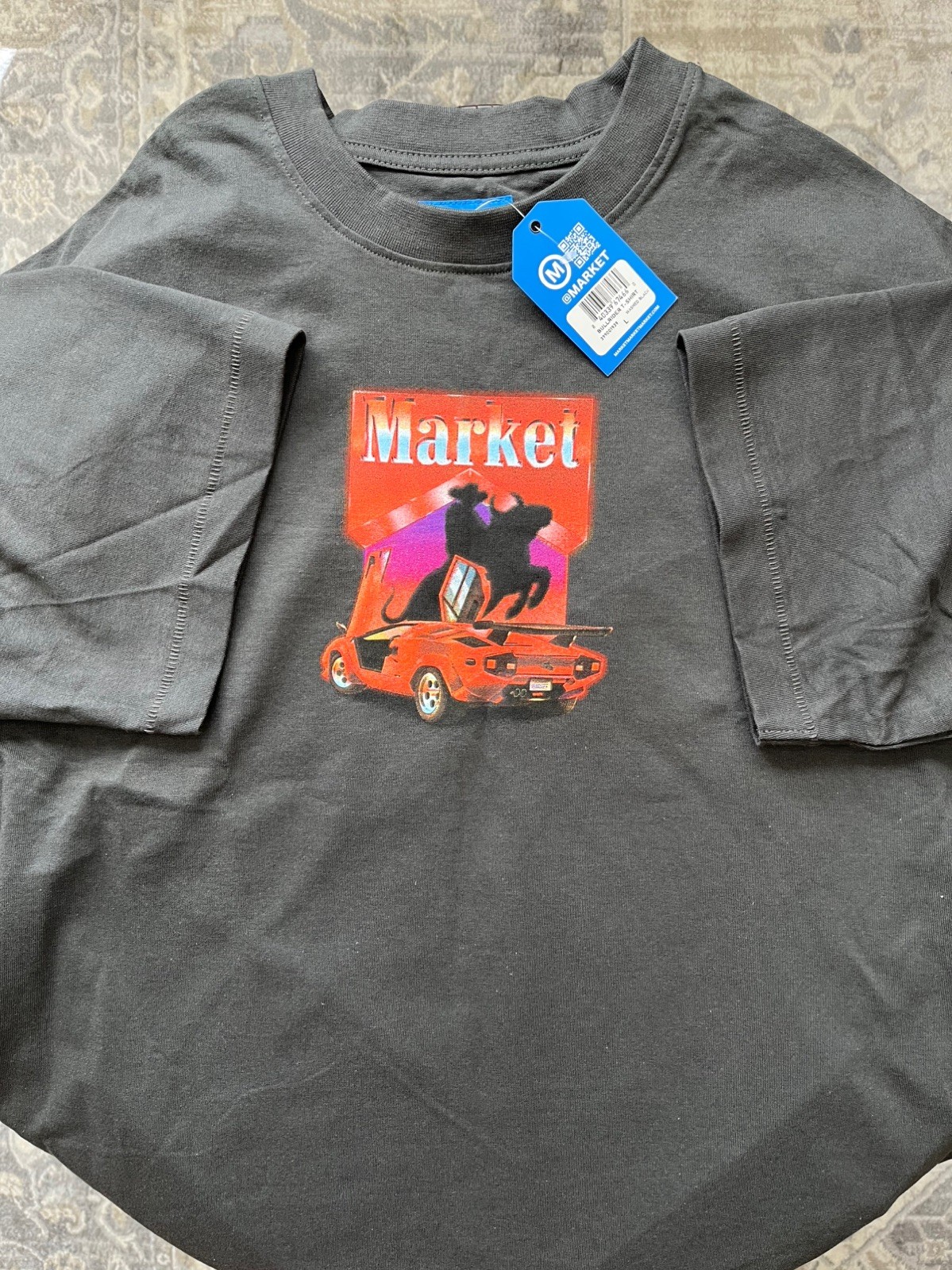 Market Studio Large Men’s T-Shirt Sold Out Bull Rider / Marlboro Design. NWT gallery